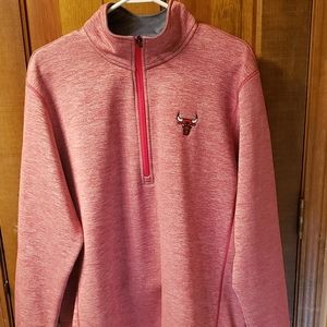 Chicago Bulls 3/4 Zip Pullover